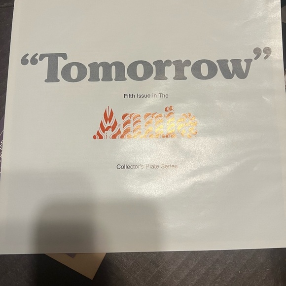 Collector Annie “Tomorrow” Vintage  Plate - Picture 4 of 7